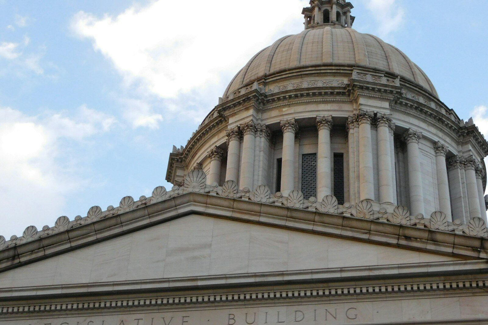 a large building with a dome on top of it